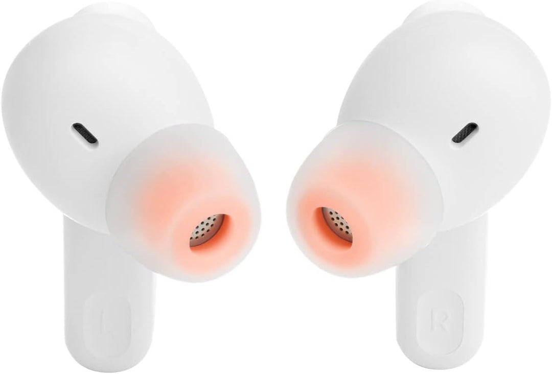JBL Tune 230 NC TWS – Wasserfeste, True-Wireless In-Ear-Kopfhörer mit Noise-Cancelling in Weiss – Mi