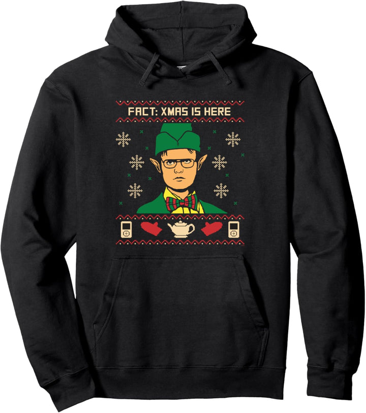 The Office Christmas Fact Pullover Hoodie