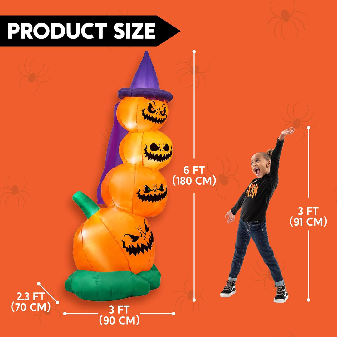 Joiedomi Halloween-Kürbisse, 1,8 m
