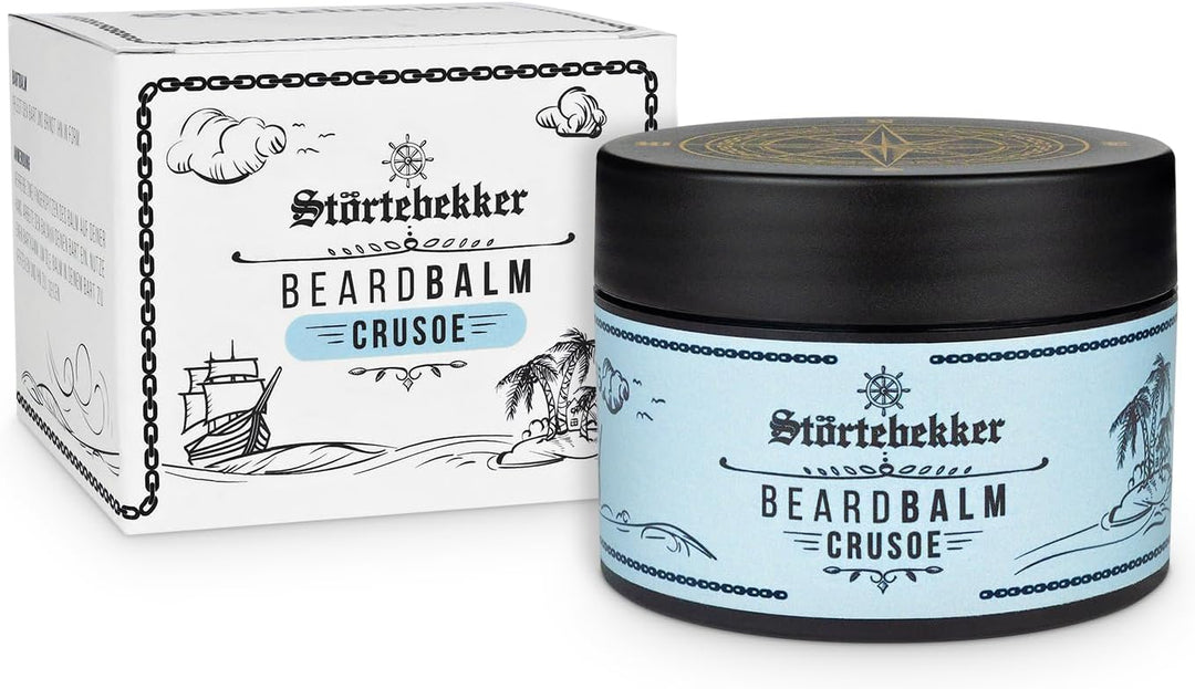 Störtebekker® Premium Anti Juckreiz Set - Hochwertiges Bartpflege Set für Männer - mit Bartöl Crusoe