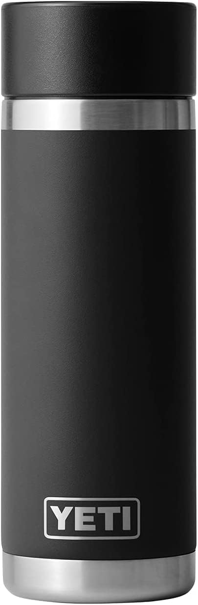 YETI Rambler Flasche mit hotshot-verschluss, Black, 18oz (532ml), Black