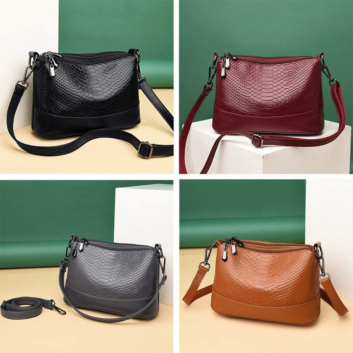 Coolives Damen Umhängetasche aus PU-Leder Kleine Hobo Schultertasche Handtasche Elegant Henkeltasche