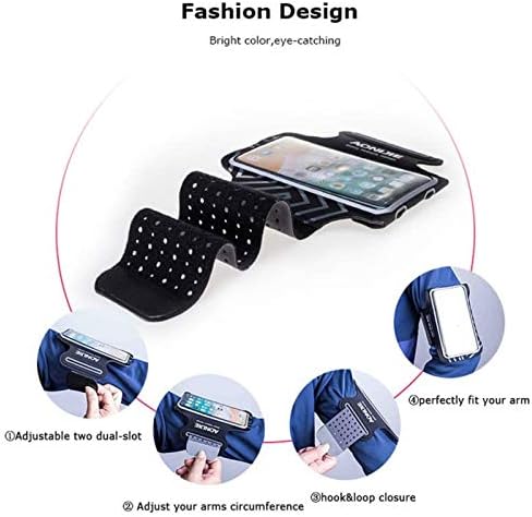 DFV mobile - Professional Cover Neoprene Armband Sport Walking Running Fitness Cycling Gym für Huawe