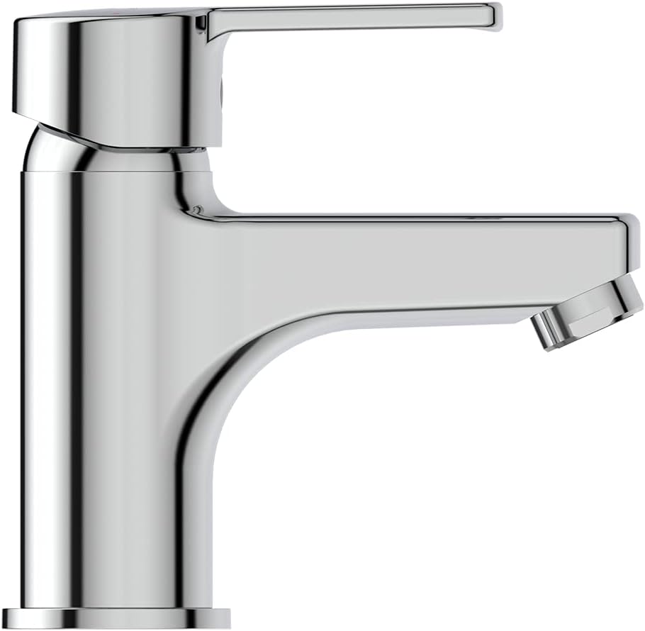 Ideal Standard B1149AA Calista Einhebel-Waschtischmischer, Chrom, Ablaufgarnitur Basin Mixer no Wast