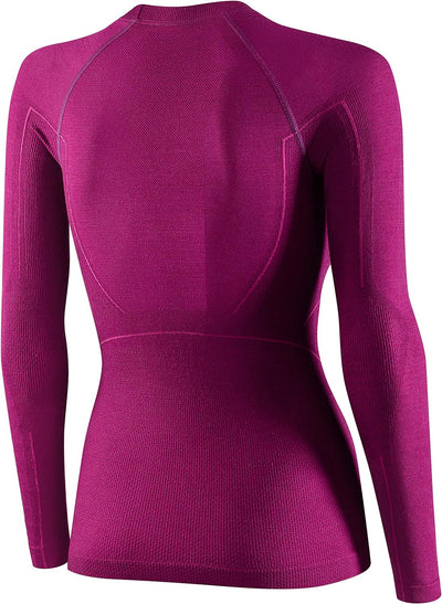 BRUBECK Damen Langarm Funktionsshirt | Atmungsaktiv | Thermo | Sport | Outdoor | Unterhemd | Unterwä