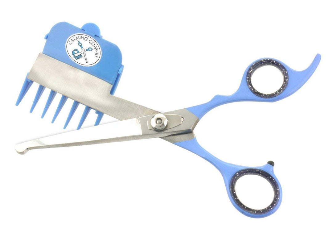 Calming Clipper Haarschneide-Set für sensorische Sensibilität, Rechtshändig Blau Rechtshändig, Blau