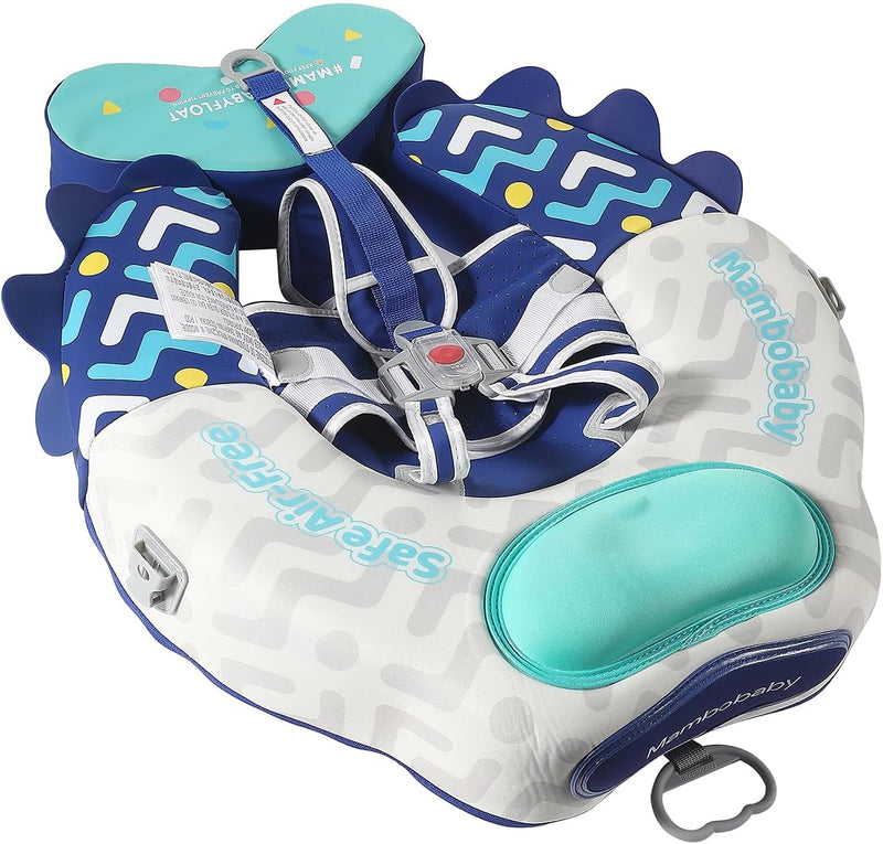 Mambobaby Neueste Schwimmring Baby mit Sonnendach, Schwimmreifen Nicht Aufblasbar Robust Weich Wasse