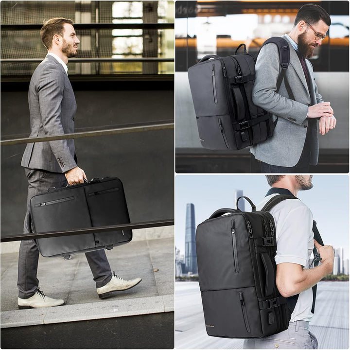 KINGSLONG Handgepäck Reiserucksack 35L Laptop Herren Rucksack 17 Zoll Business Backpack Wasserdicht