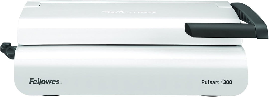 Fellowes Plastikbindegerät A4 Pulsar+ 300 für Büros & Peach PB100-14 Plastikbindeset für 12 Dokument