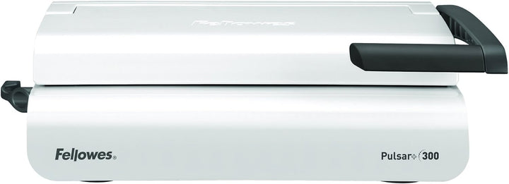 Fellowes Plastikbindegerät A4 Pulsar+ 300 für Büros & Peach PB100-14 Plastikbindeset für 12 Dokument
