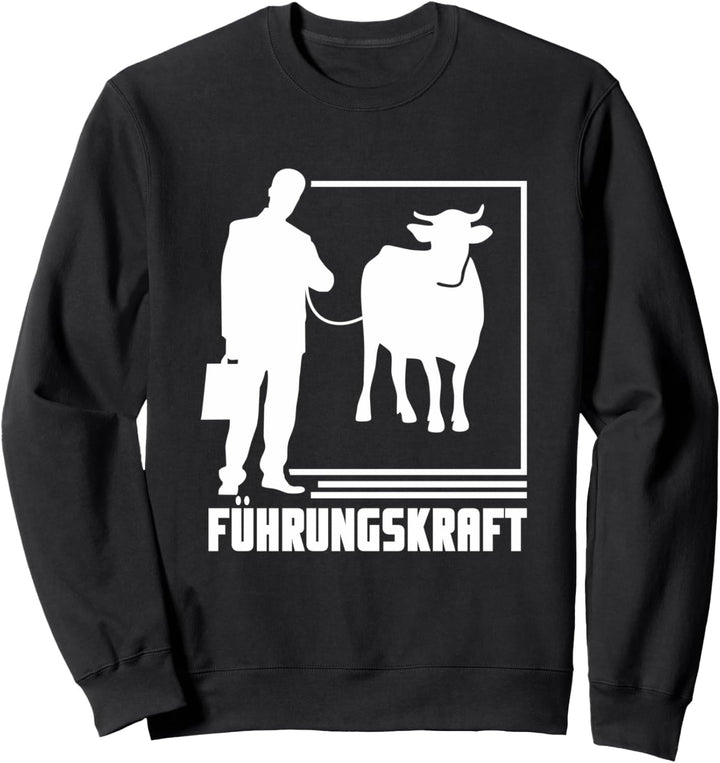 Führungskraft Landwirt Bauer Landwirtschaft Kuh Trecker Sweatshirt