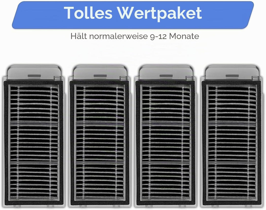 (4 Stück) X50 Ultra Ersatz-HEPA-Filter Kompatibel mit Dreame X50 Ultra/ L40S Pro Ultra/ X50 Mmaster/