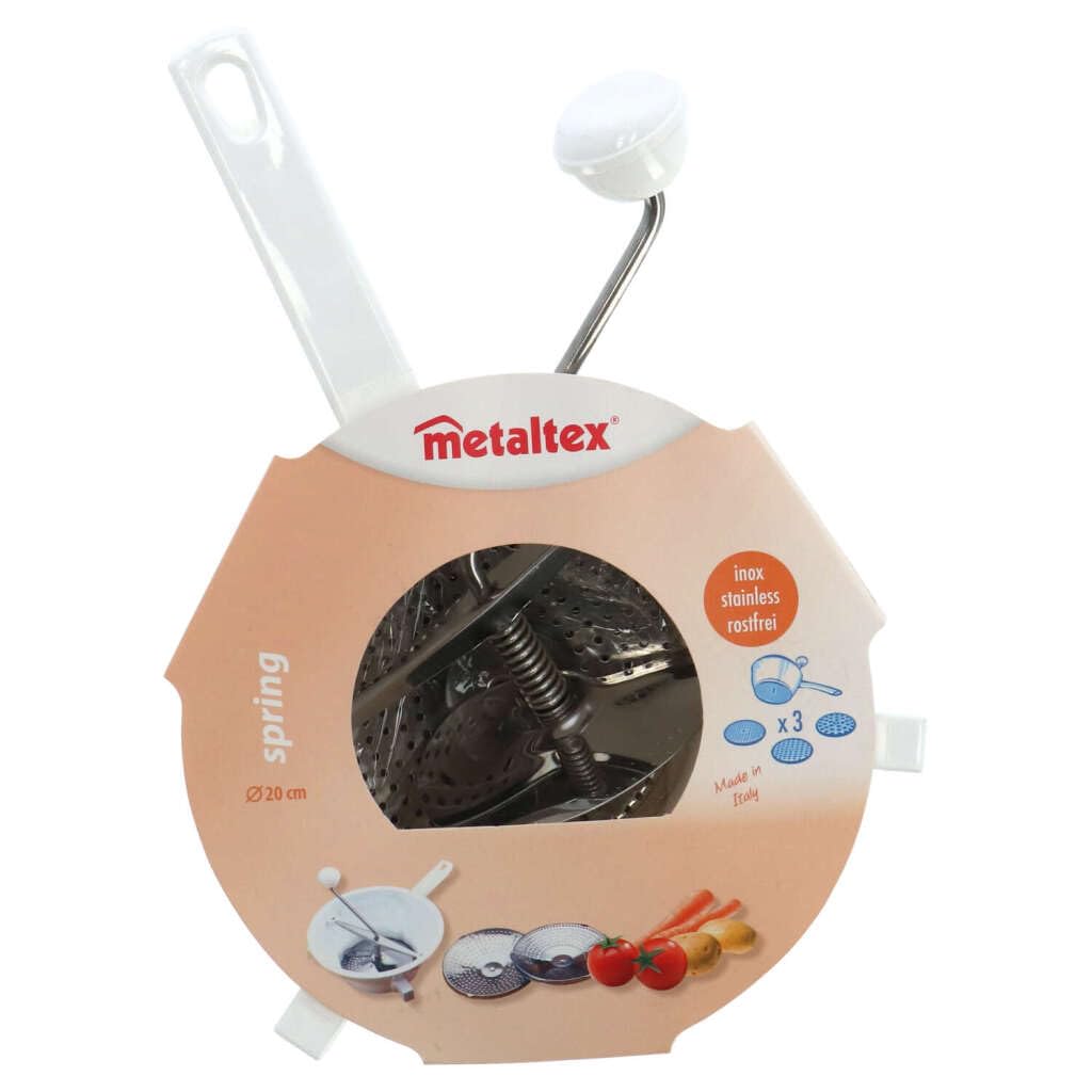Passiermaschine mit 3 Scheiben 20 cm