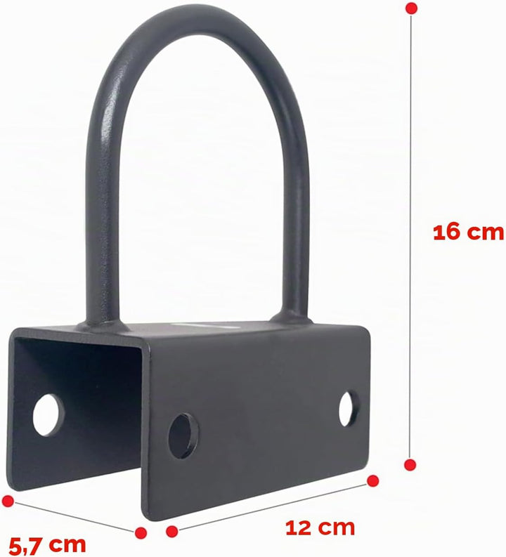 Sunny Health &amp; Fitness Power Cage Squat Rack Upgrade-Zubehör, Dip-Stange, Hantelscheibenhalter, Belt