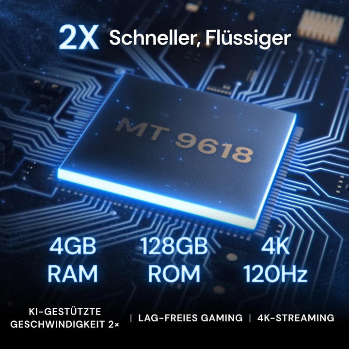 Valerion StreamMaster Plus2 4K Beamer Laser, 2000 ISO Lumens, 4ms Low-Latency-Gaming, 10000:1 Contra