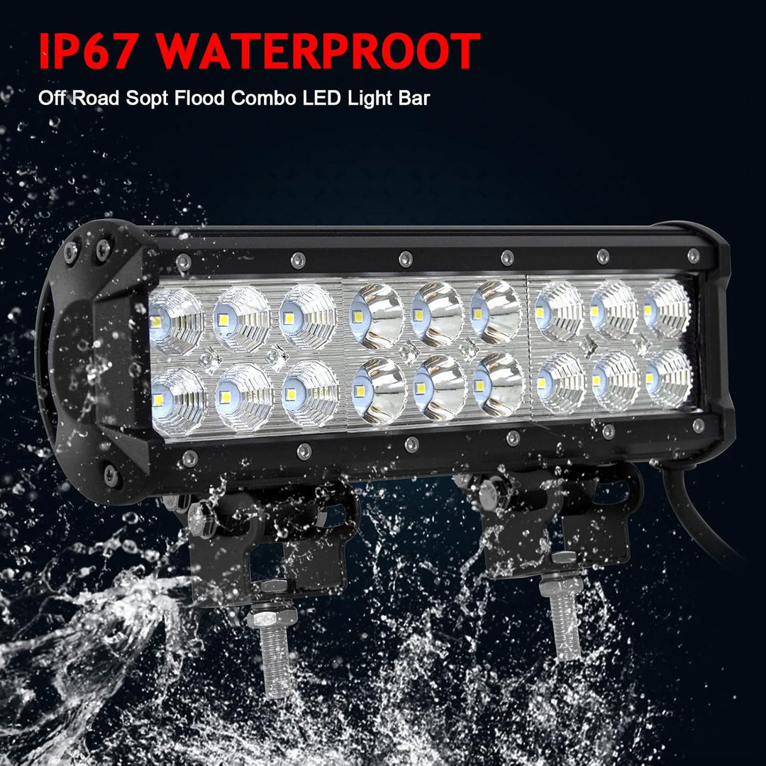Willpower 22,9 cm 54W Flutlicht Fleckstrahl LED Arbeitsleuchte Bar SUV 4WD Fahren Nebelscheinwerfer