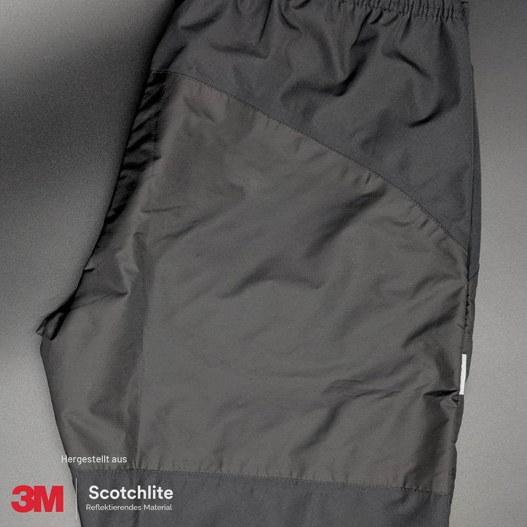 Salzmann wasserdichte Regenhose - Leichte Wanderhose - Hergestellt mit 3M Scotchlite, M
