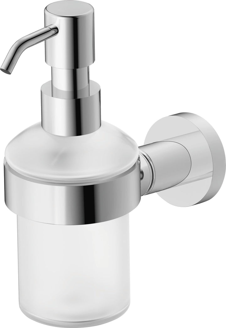 Duravit Seifenspender D-Code, Flüssigseifen-Spender, Pumpseifenspender nachfüllbar, Wandmontage, Fas