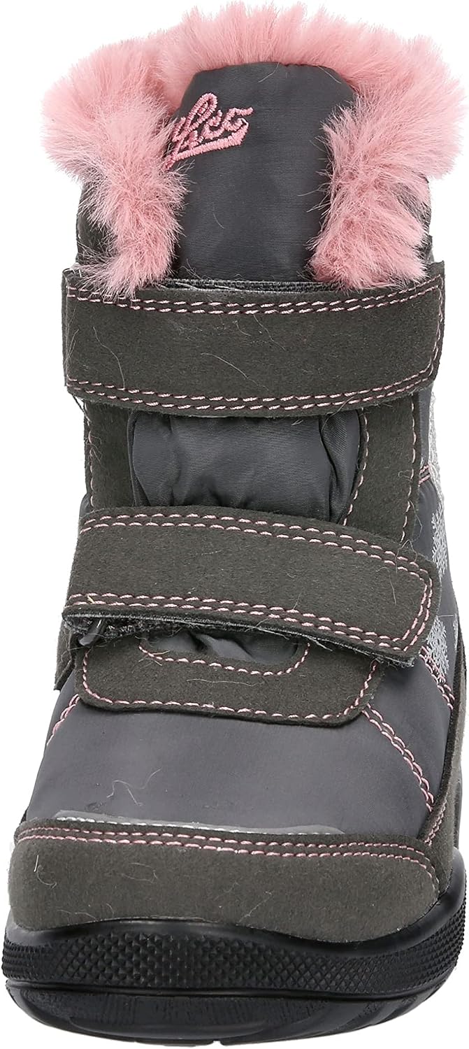 Lico Mädchen Antonia V Schneestiefel 25 EU Grau Rosa, 25 EU Grau Rosa