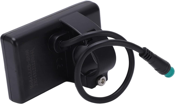 Fockety Elektrisches Fahrrad LCD Display Meter, 24V 36V 48V Elektrisches Fahrrad LCD Display Bedienf