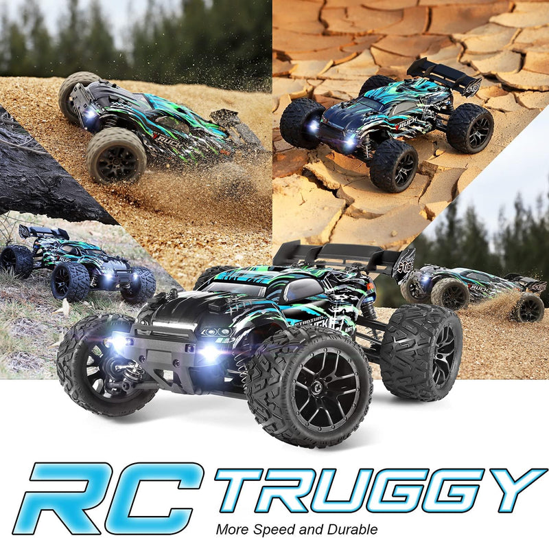 HAIBOXING Ferngesteuertes Auto, 2,4 GHz 1:18 Proportional 4WD 36+ km/h Hobby RC Auto Offroad Monster