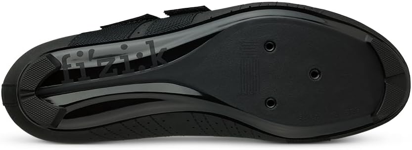 Fizik Tempo Powerstrap Fahrradschuh, Uni, für Erwachsene Blacks 44.5 EU, Blacks 44.5 EU