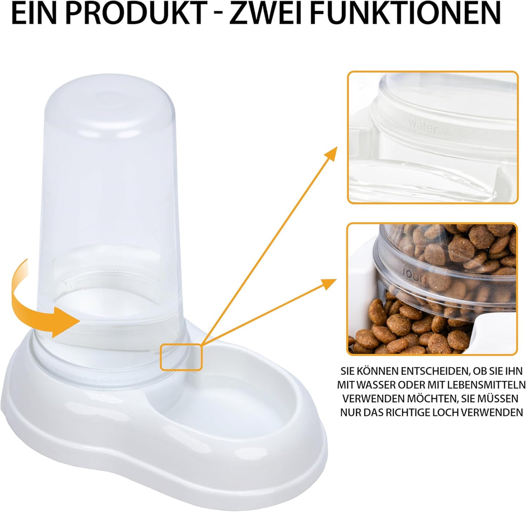 Ferplast Dispenser Food or Water for Large Dogs AZIMUT 5500 Pet Dispenser 5,5 Litres Feeder for Dry