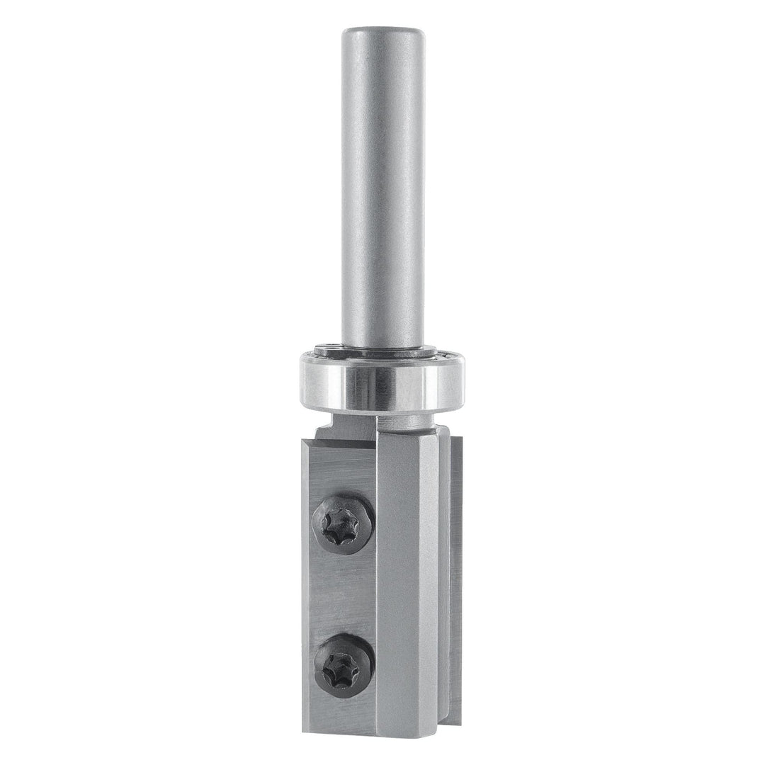 ENT 20323 Wendeplatten Bündigfräser HW, Schaft (S) 8 mm, Durchmesser (D) 16 mm, NL 29,5 mm, mit Kuge