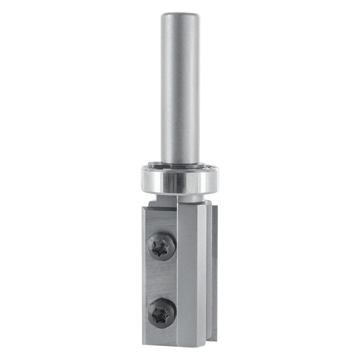 ENT 20323 Wendeplatten Bündigfräser HW, Schaft (S) 8 mm, Durchmesser (D) 16 mm, NL 29,5 mm, mit Kuge