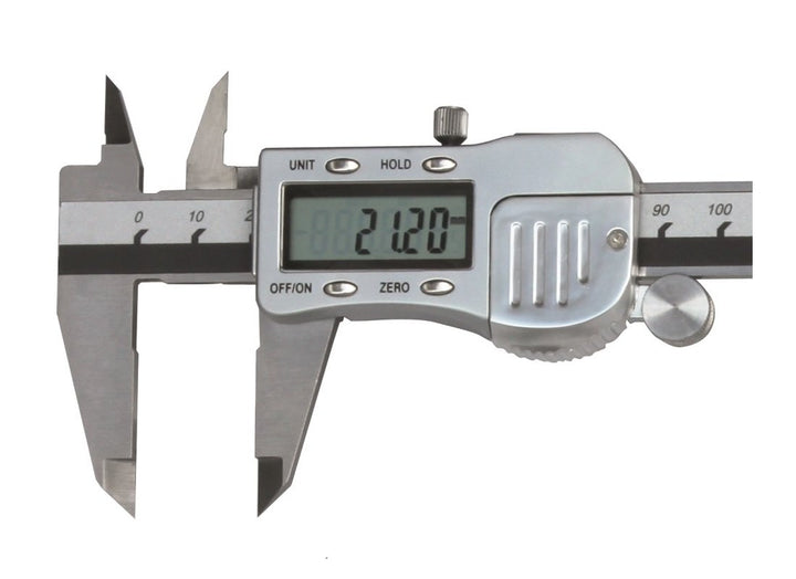 CNC QUALITÄT Digital Messschieber 150 mm DIN 862 - Metallgehäuse - kalibriert nach VDI/VDE/DGQ 2618