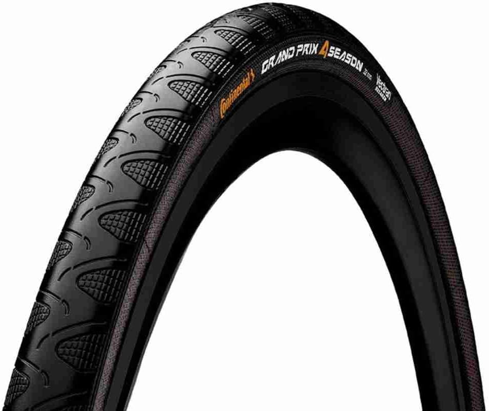 Continental Fahrradreifen Grand Prix 4 Season 32 Bundle mit Luftschlauch Fahrrad Tour 28, Season 32