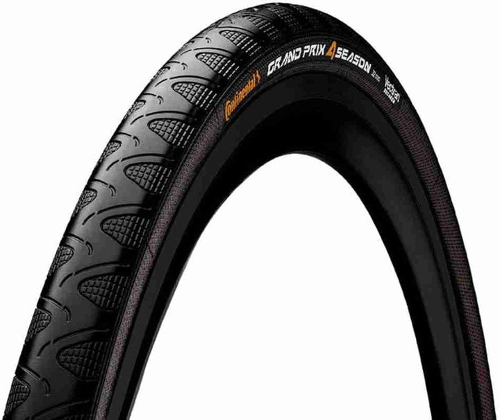 Continental Fahrradreifen Grand Prix 4 Season 32 Bundle mit Luftschlauch Fahrrad Tour 28, Season 32