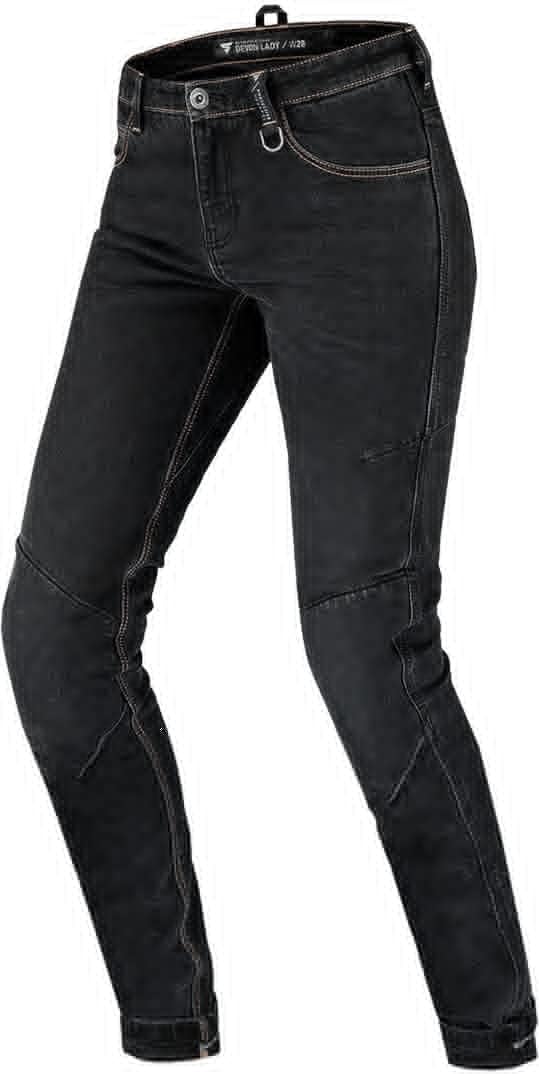 SHIMA DEVON Motorradjeans - Belüftete Elastische Slim Fit Biker Motorradhose mit FiberQL-Verstärkung