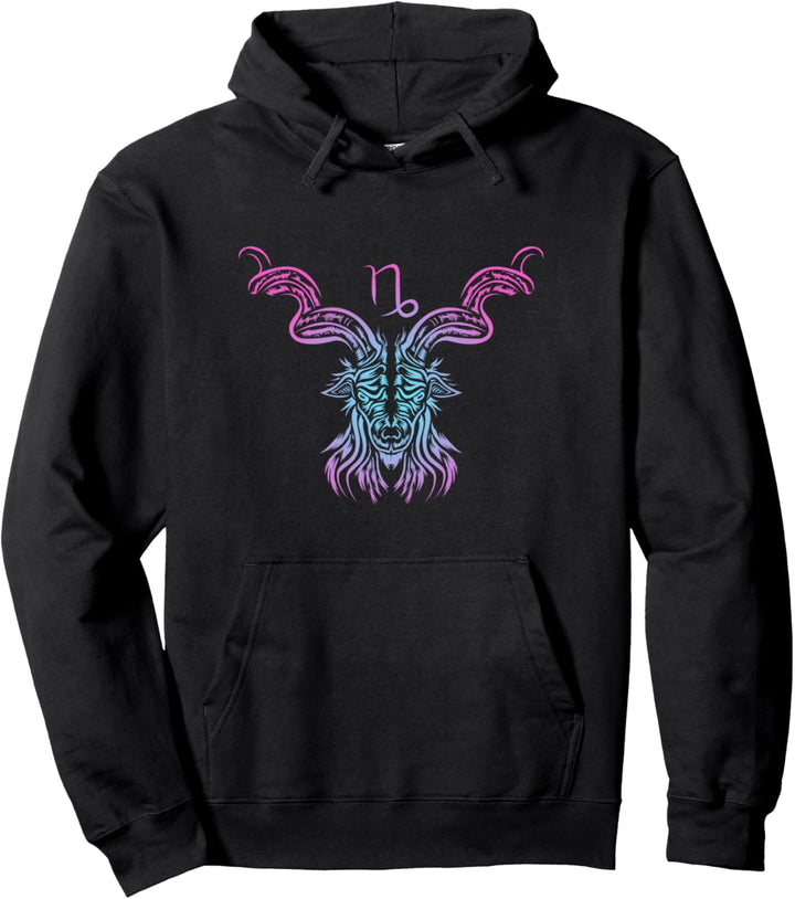 Steinbock Astrologie Symbol Sternzeichen Geburtstagsgeschenk Pullover Hoodie