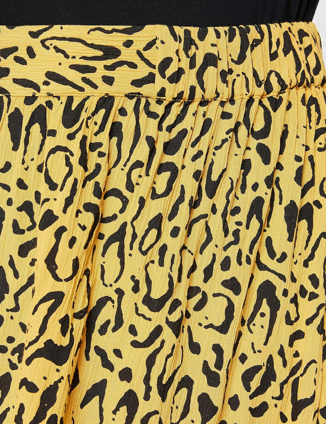 Supermom Damen Skirt Utb AOP Leopard Rock XL Honey Mustard - P645, XL Honey Mustard - P645