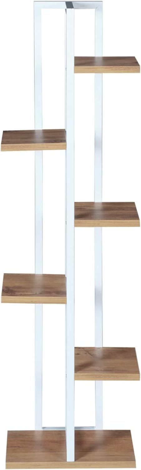 [en.casa] Blumenständer Tohmajärvi 6 Ebenen Blumenregal 120 x 34 x 21 cm Pflanzenständer Indoor Pfla