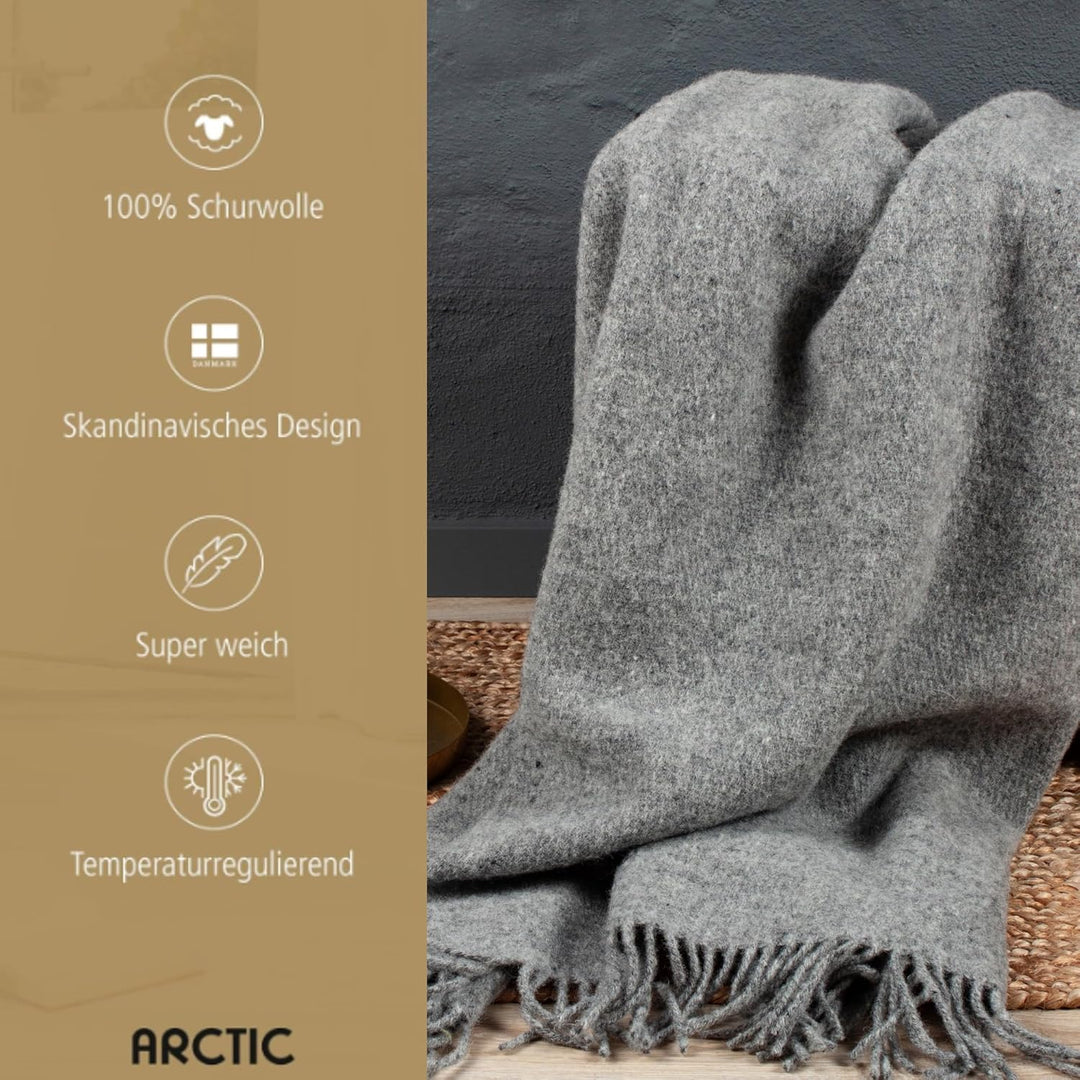 Arctic Plaid, Stoff, Grau, 24, Grau