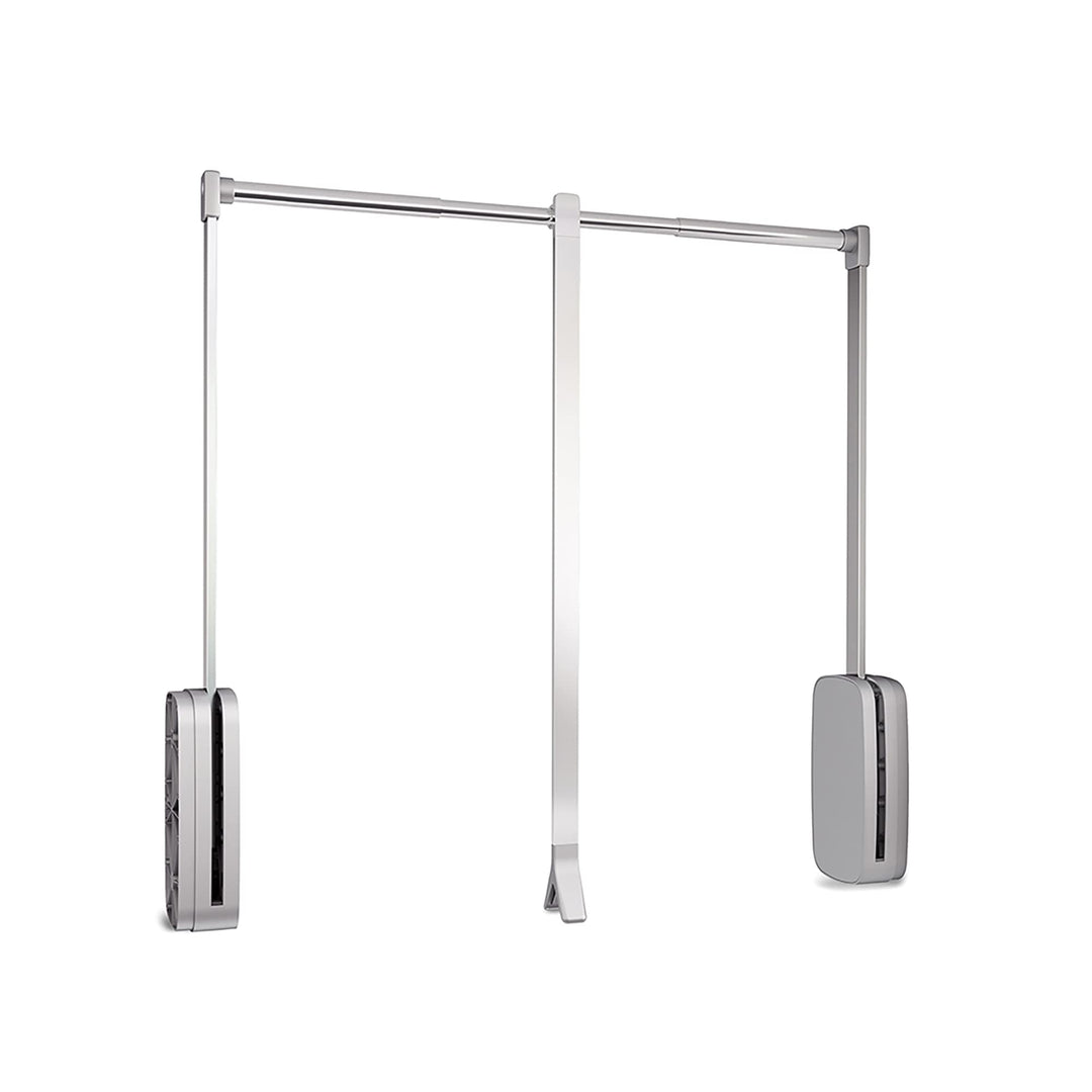 Emuca - Kleiderlift für Schrankbreite, kleiderschranklift, 830-1150mm breite regulierbar, Verchromt