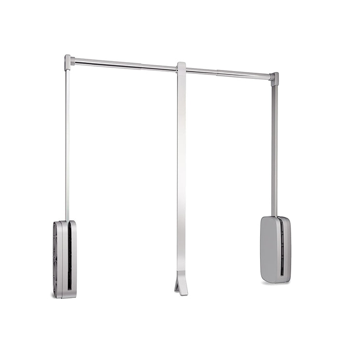 Emuca - Kleiderlift für Schrankbreite, kleiderschranklift, 830-1150mm breite regulierbar, Verchromt