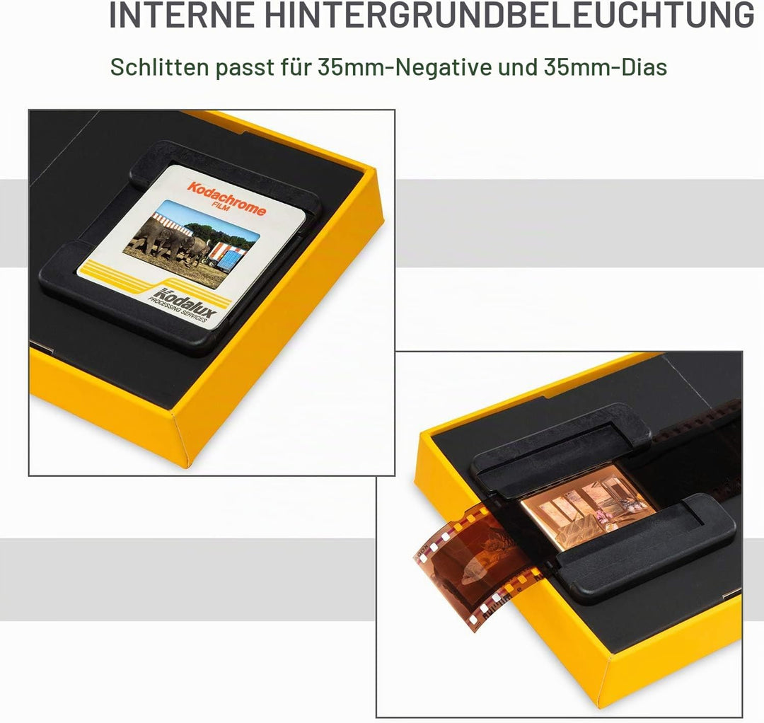 KODAK Mobiler Filmscanner – Scannen und speichern Sie alte 35-mm-Filme und Dias mit Ihrer Smartphone