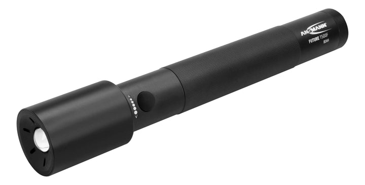 ANSMANN LED Taschenlampe T500F mit 970 Lumen - Handlampe stufenlos fokussierbar, robust, dimmbar, 19