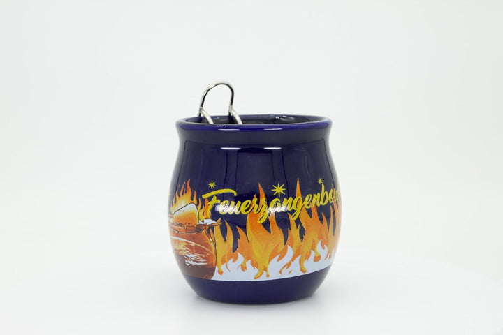 Feuerzangentasse 6er im Karton, Blau/Rühmann - für Feuerzangenbowle Blau / Rühmann