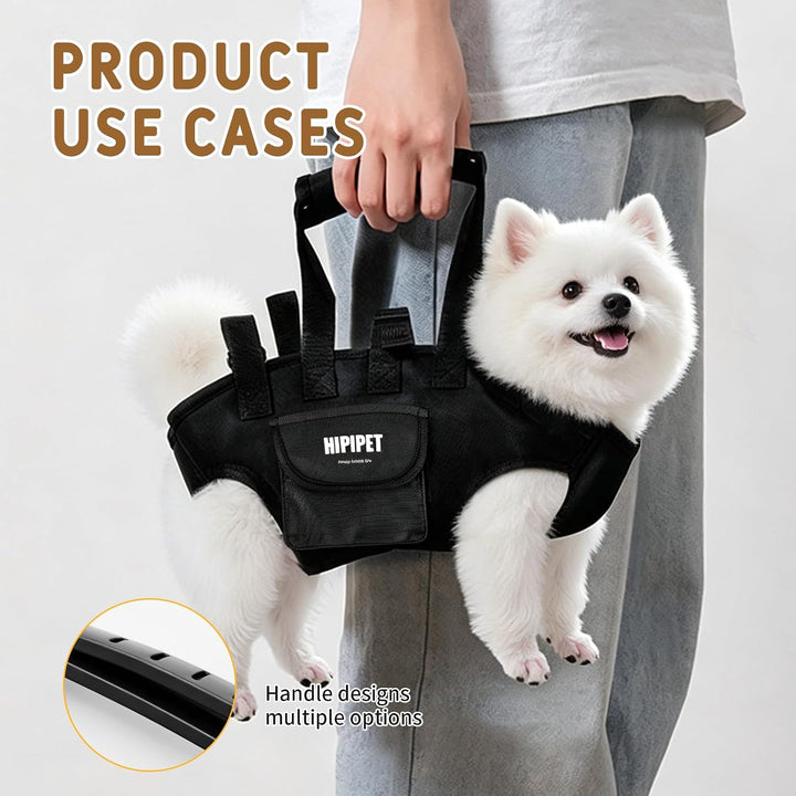 Hundetragetasche, Tragehilfe Hund Hundetragerucksack 2 in 1 Schulter und Rucksack, Verstellbare Trag