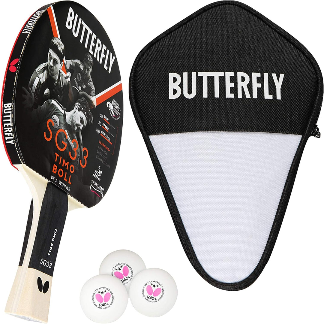 Butterfly® Timo Boll SG33 Tischtennisschläger | Tischtennis Racket Hobby & Freizeit | ambitionierter