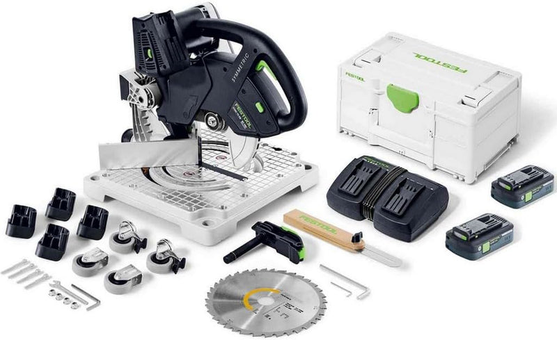 Festool Akku-Leistensäge SYMC 70 4,0 EBI-Plus SYMMETRIC 577464 (Leistensäge Werkstatt Winkelsäge) Fa