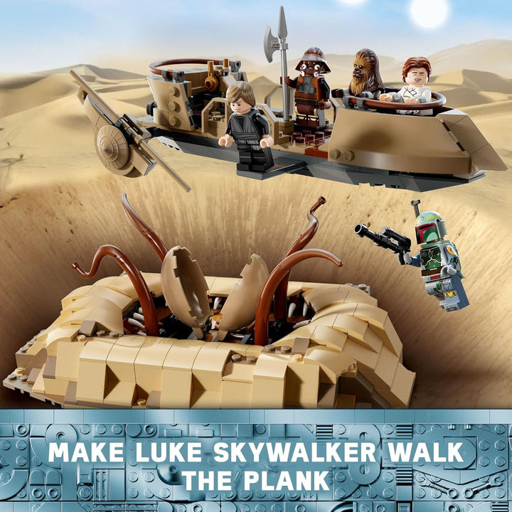 LEGO Star Wars 75396 - Wüsten-Skiff und Sarlacc-Grube (558 Teile)
