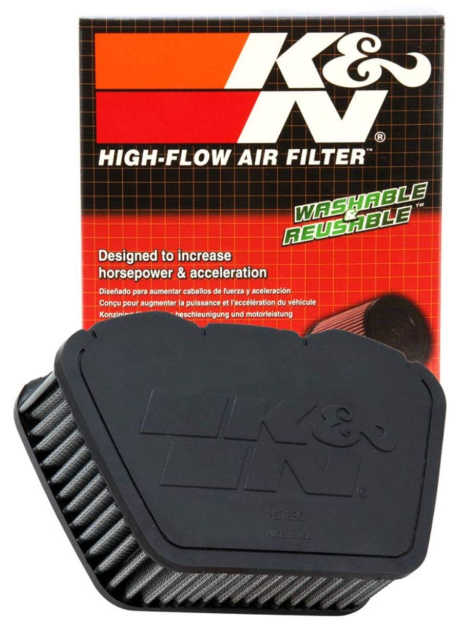 K&N YA-1307 Motorrad K&N Tausch-Luftfilter, Rot