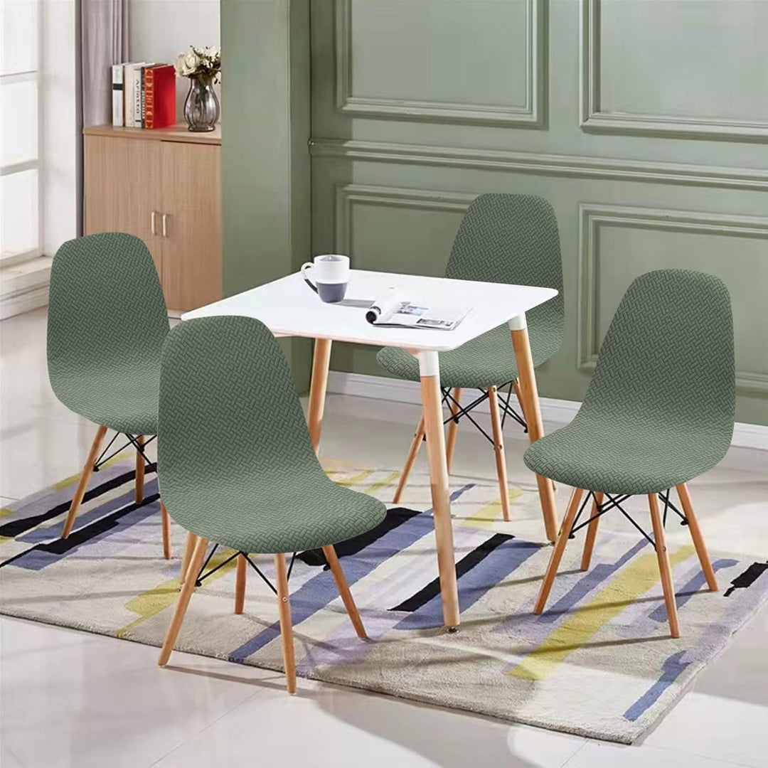 Jaotto Stuhlhussen 6er Set Strech, Esszimmerstühle Bezug Universal Waschbar Abnehmbare,Elegante Stuh