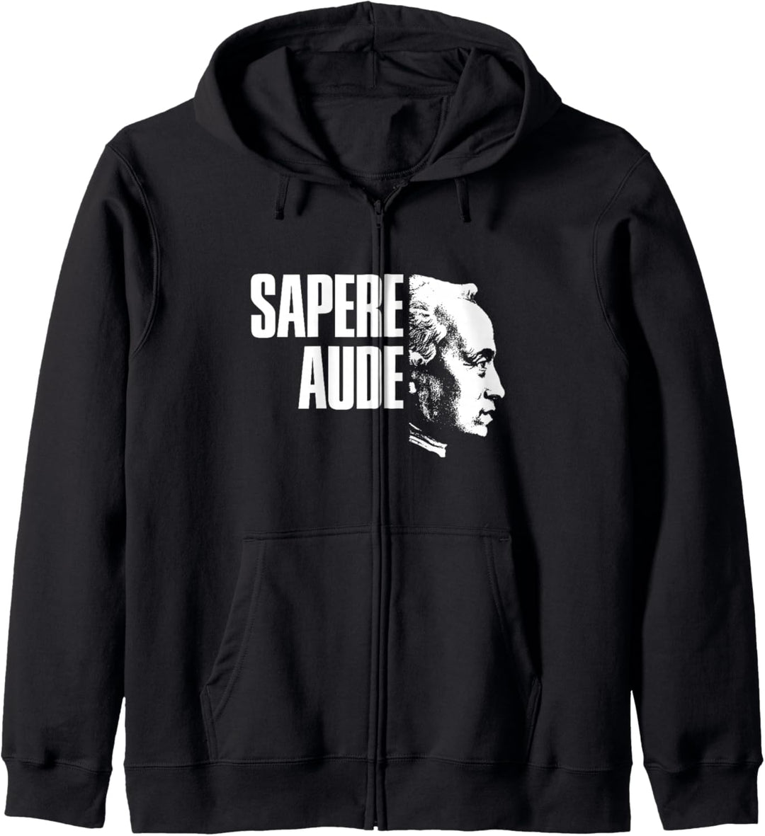 Immanuel Kant Portrait - Sapere Aude Kapuzenjacke
