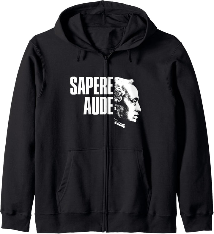 Immanuel Kant Portrait - Sapere Aude Kapuzenjacke